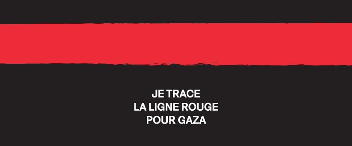 poster ligne rouge