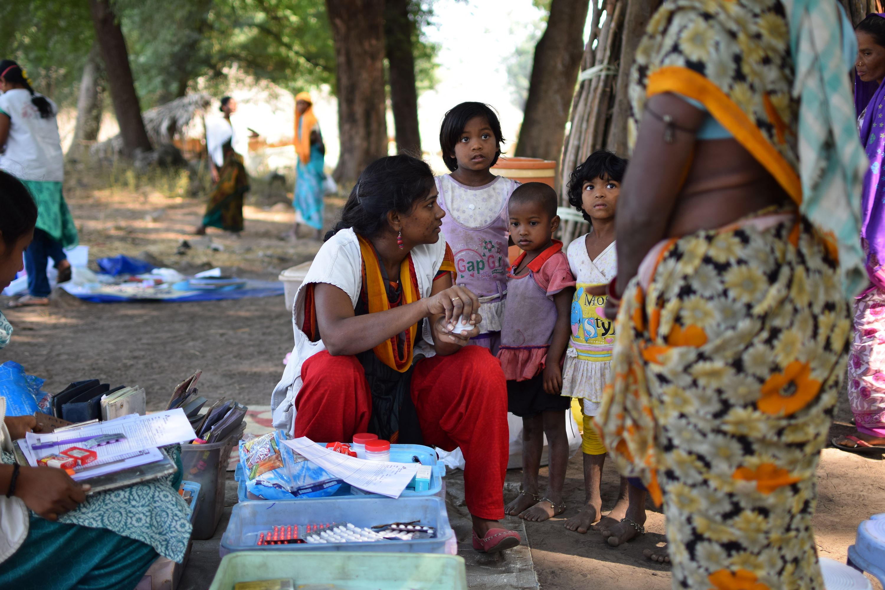 Une consultation à l'extérieure en Inde