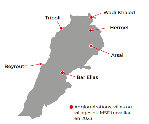 carte Liban