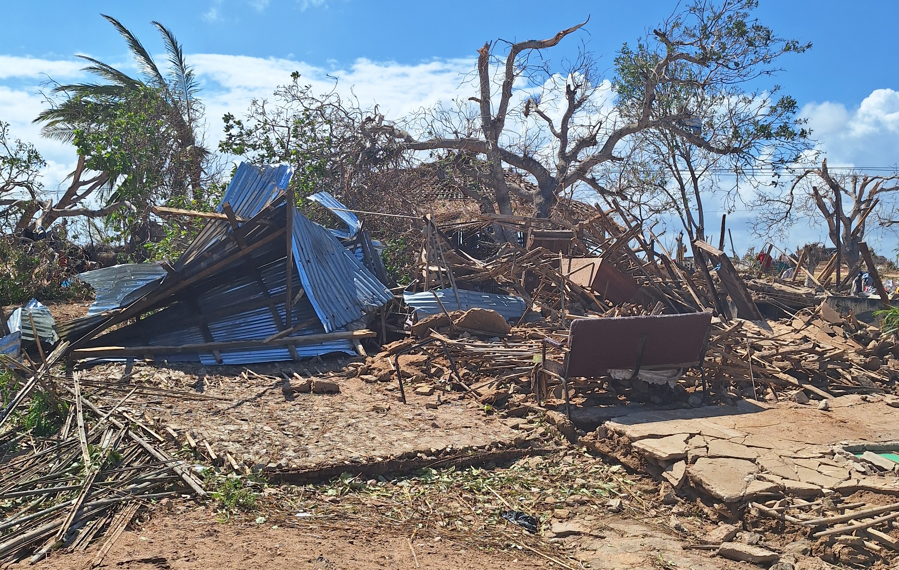 cyclone Chido destruction de centre de santé de Nanlia