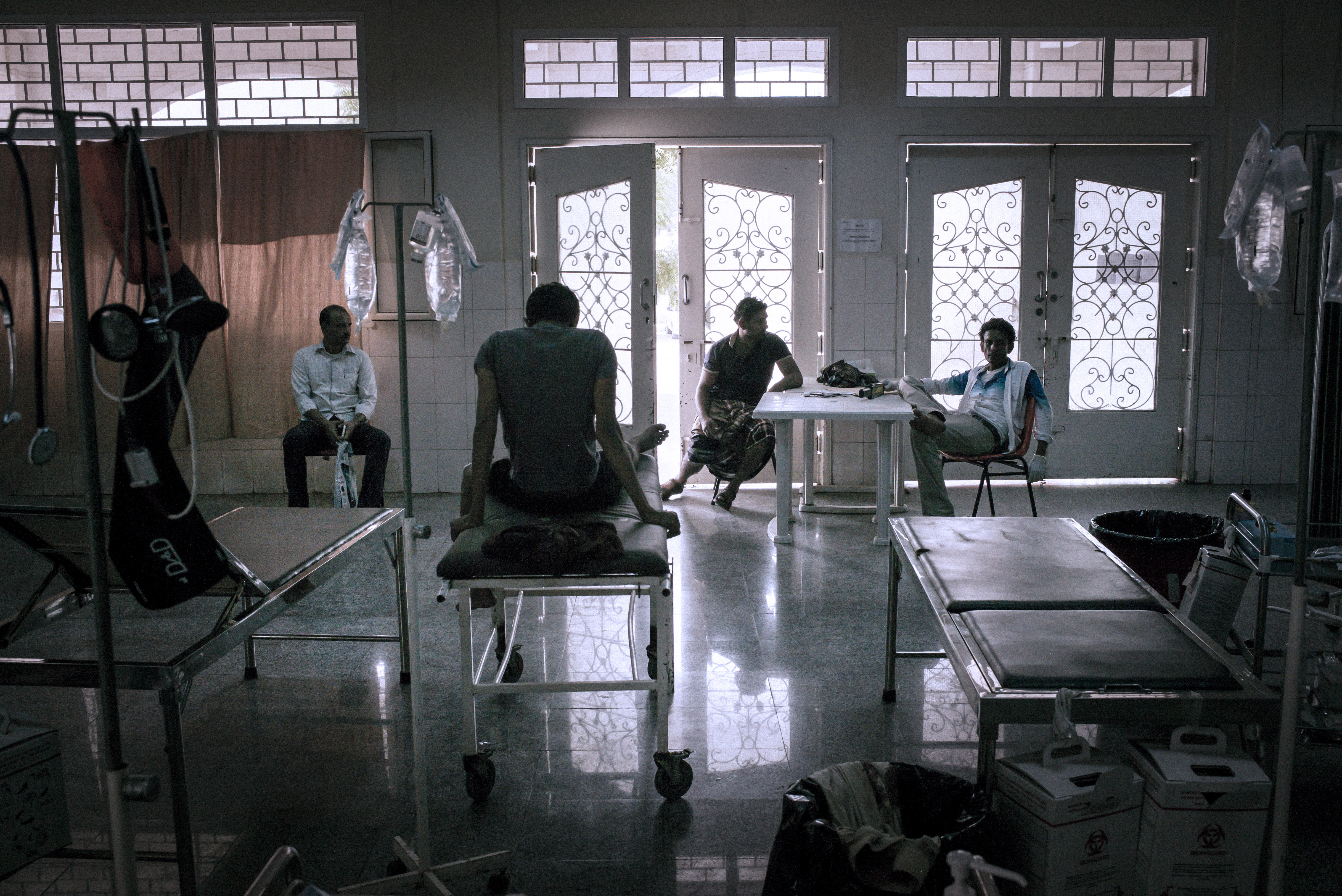 Spoedafdeling in het ziekenhuis van Aden © Guillaume Binet/MYOP