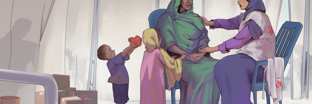 Illustration d'un cartoonist soudanais