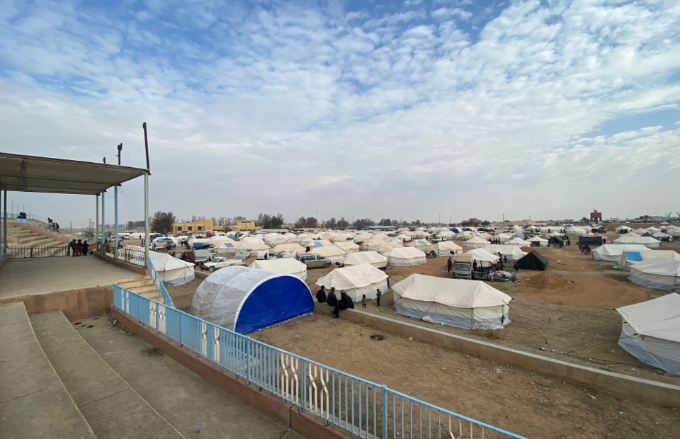 Camp de Tabqa dans le nord-est de la Syrie. © Matthew Cowling/MSF