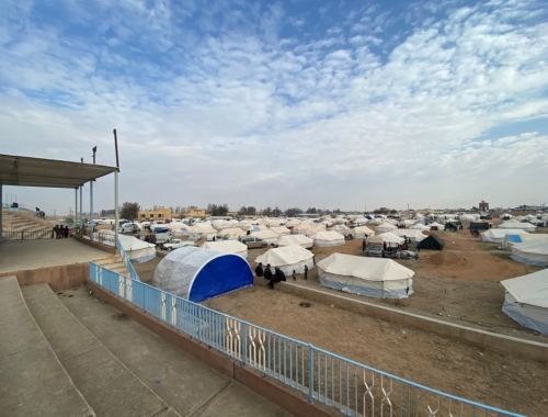 Camp de Tabqa dans le nord-est de la Syrie. © Matthew Cowling/MSF